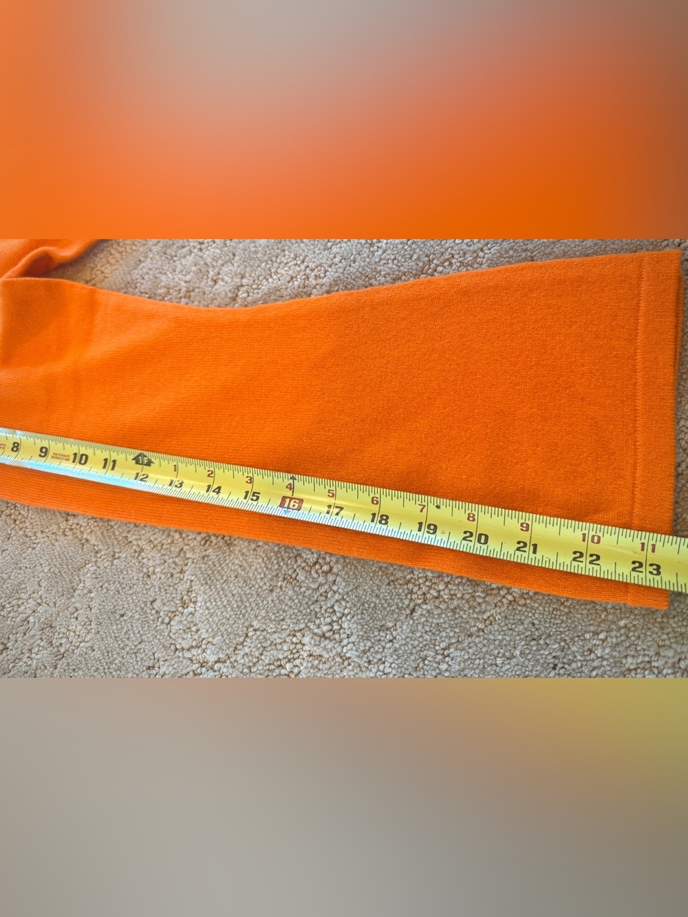 Ollie Five Five 100% Cashmere Orange Labrador Dog Sweater Women’s M NWT - Picture 9 of 9